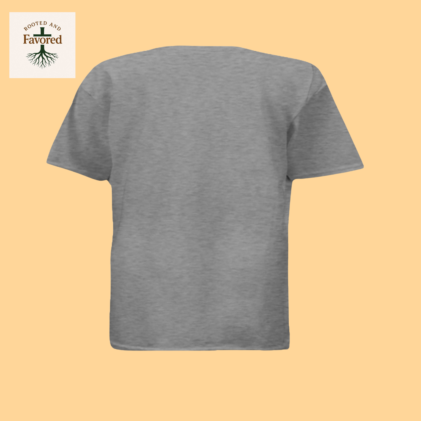 Boys Next Level Youth T-shirt "Powered By Faith"