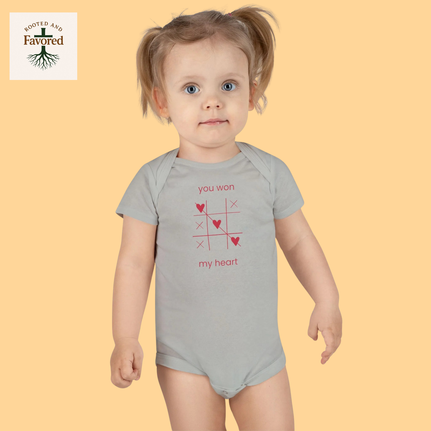 Adorable Baby Onesie with Heart Design, Perfect for Baby Showers, Valentine's Day Gift, Cute Infant Outfit, Baby Apparel, Toddler Clothes