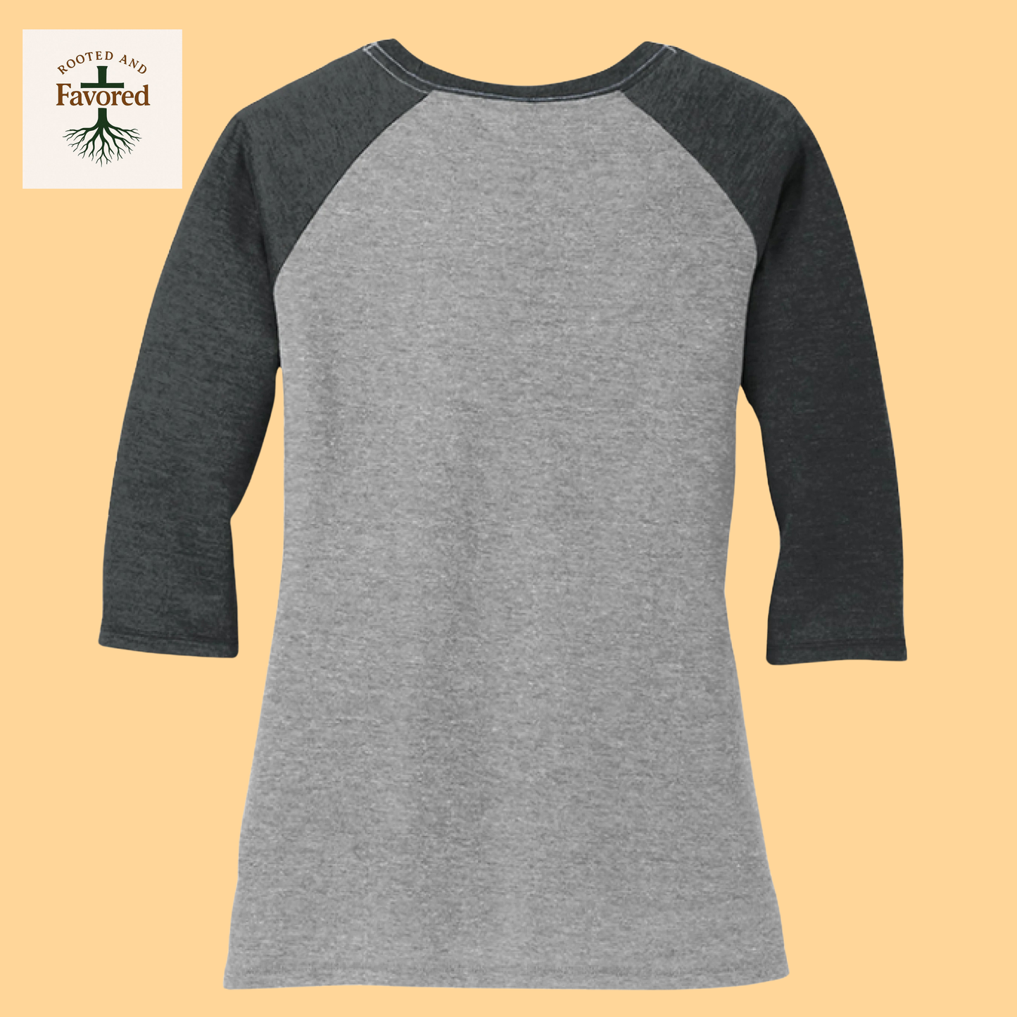 Women's District Perfect Tri 3/4 Sleeve "Jesus"