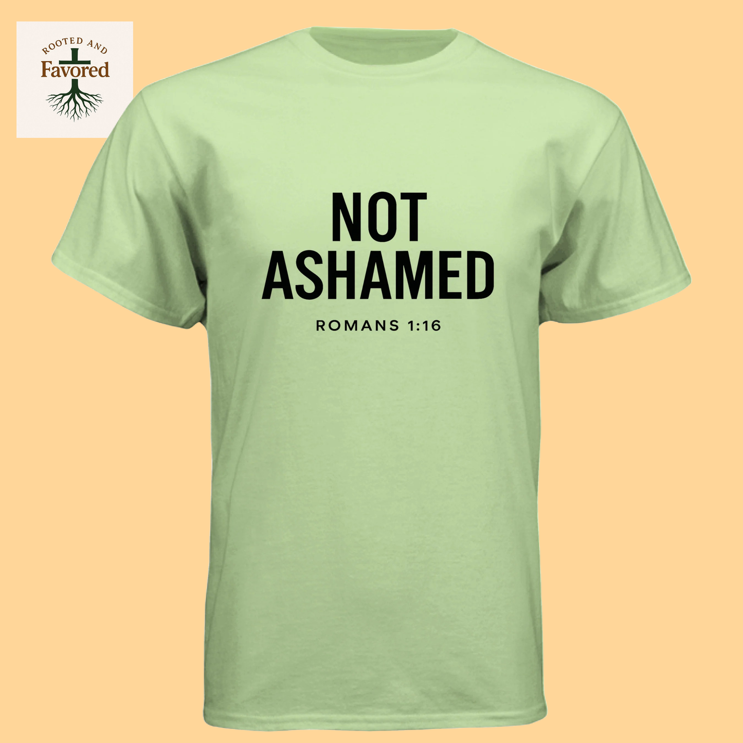 Men's Next Level Apparel Tee "Not Ashamed"