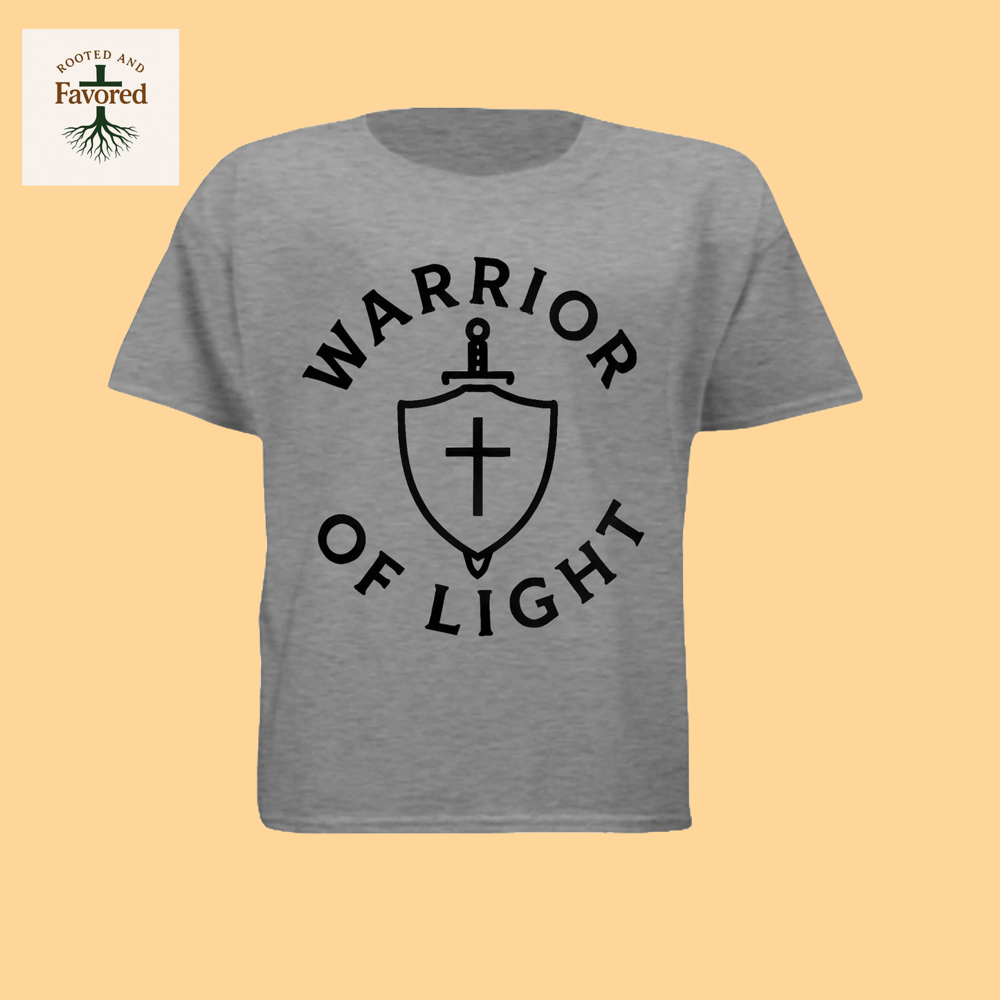 Boys Next Level T-shirt "Warrior of Light"