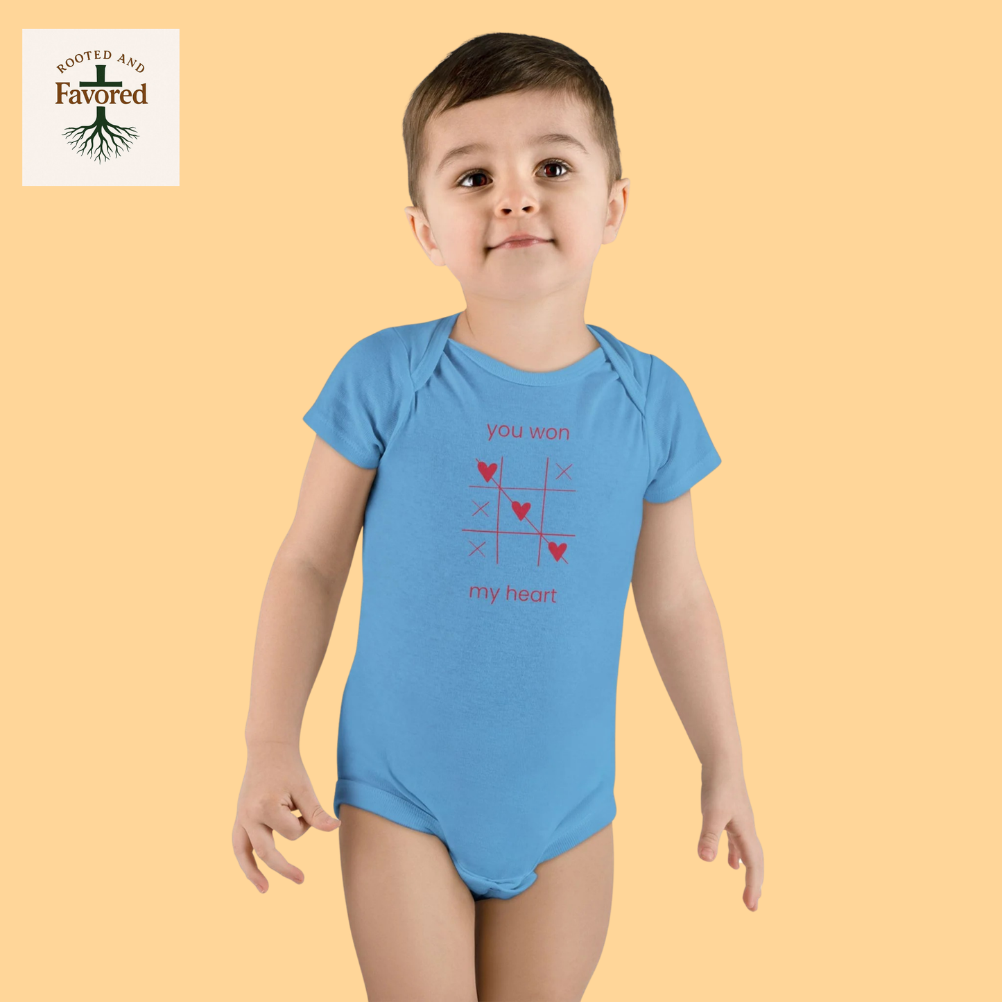 Adorable Baby Onesie with Heart Design, Perfect for Baby Showers, Valentine's Day Gift, Cute Infant Outfit, Baby Apparel, Toddler Clothes