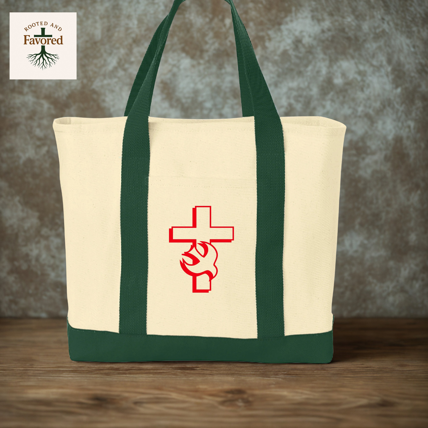 Port Authority Two-Tone Shopping Tote