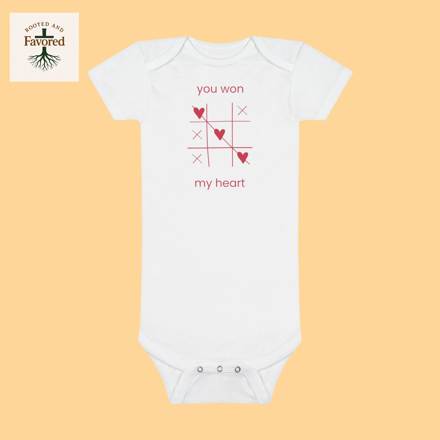 Adorable Baby Onesie with Heart Design, Perfect for Baby Showers, Valentine's Day Gift, Cute Infant Outfit, Baby Apparel, Toddler Clothes