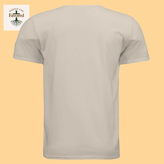 Men's Gildan T-Shirt "Rooted And Favored"