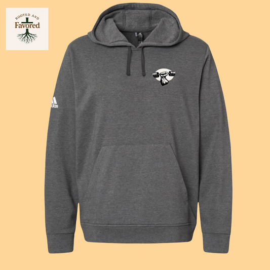 Men's Adidas Hoodie "Be Strong and Courageous..The Lord Your God Is With You Wherever You Go"