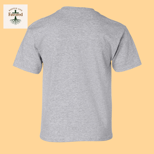 Boys Gildan Youth Ultra Cotton T-shirt "Charged With Faith"