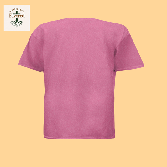 Girls Youth Next Level Princess T-Shirt "Created With A Purpose"