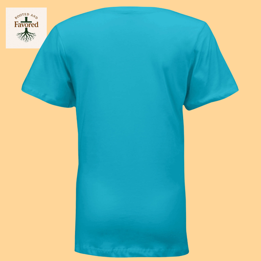 Womens Bella Relaxed Short-Sleeve V-Neck T-shirt "Love Like Jesus"