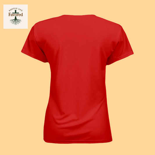 Women’s Performance Crew T-Shirt “Blessed”