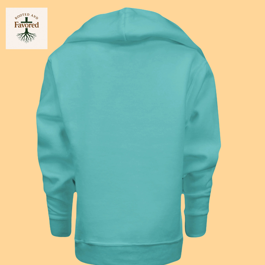 Girls Jerzees NuBlend Fleece Pullover Hoodie "1 John 4:19"