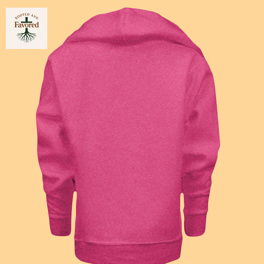 Girls Jerzees Youth NuBlend Fleece Hoodie "Love Like Jesus"