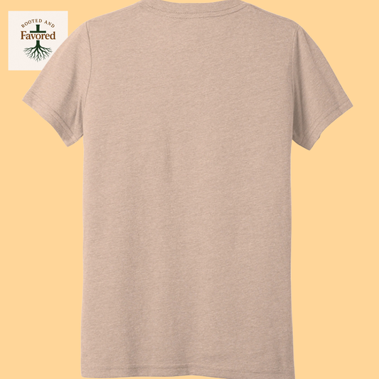 Girls Bella + Canvas Triblend Short-Sleeve T-Shirt " 1 John 4:19"