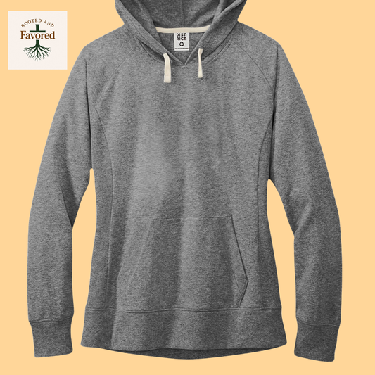 Women's District Fleece Hoodie " Wings As Eagles"