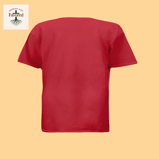 Boys Next Level Youth T-shirt "Powered By Faith"