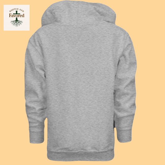 Boy's Youth Heavy Blend Gildan Hoodie "Rooted And Favored"