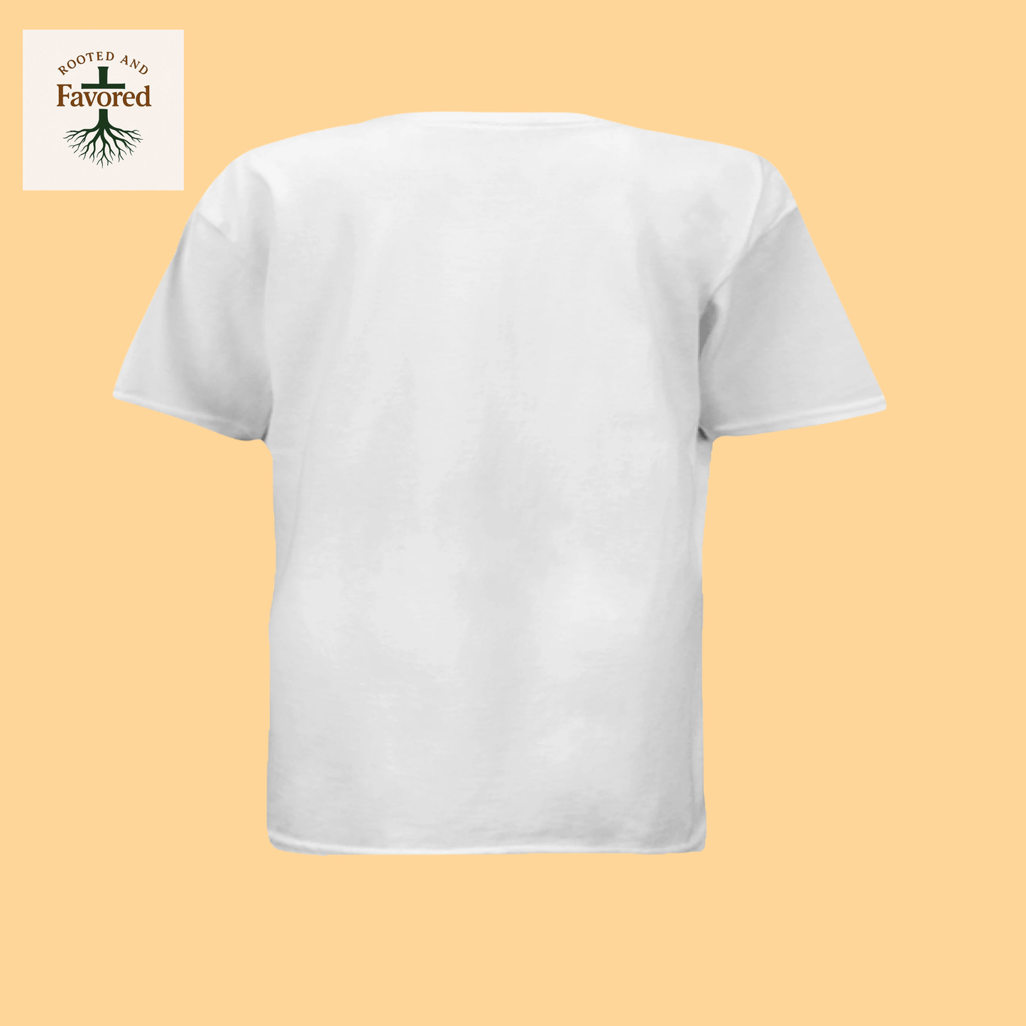 Boys Next Level Youth T-shirt "Powered By Faith"