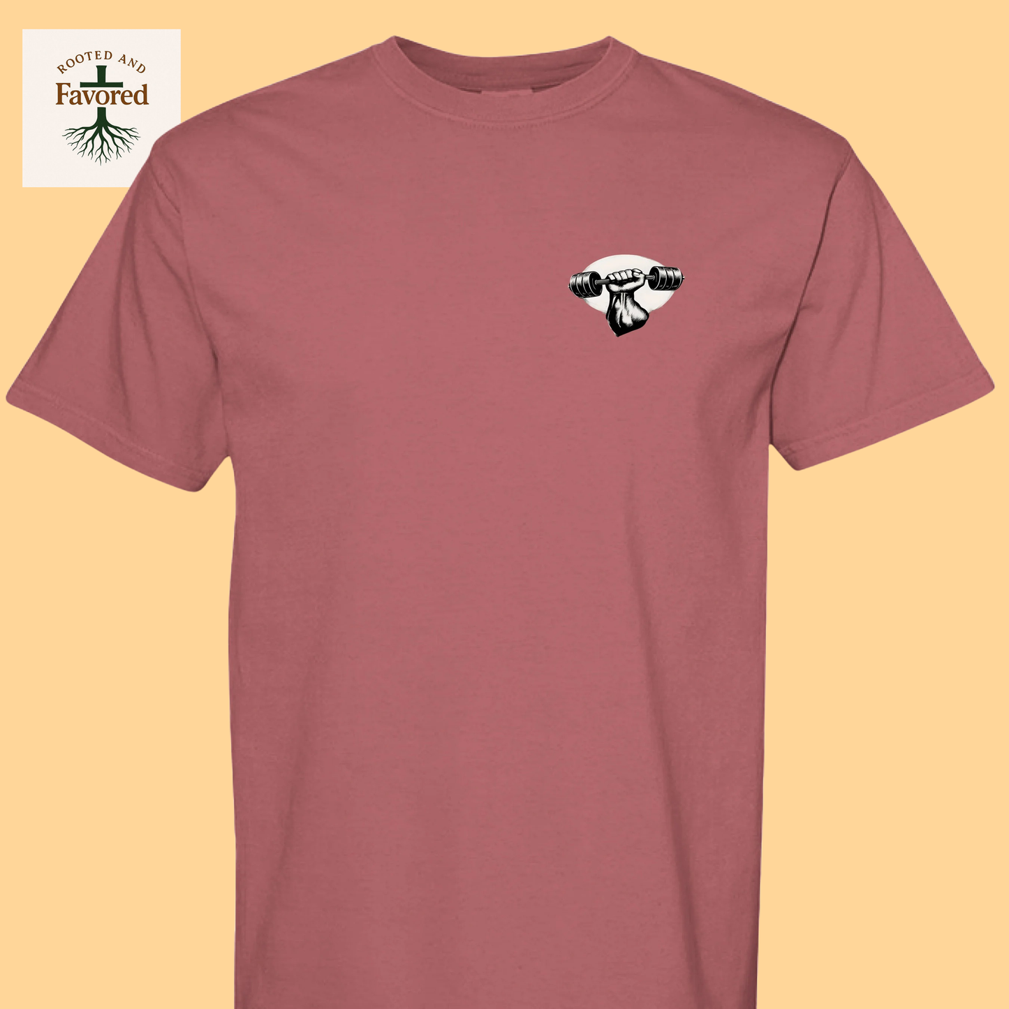 Men's Comfort Colors T-Shirt "Be Strong and Courageous..The Lord Your God Is With You Wherever You Go"