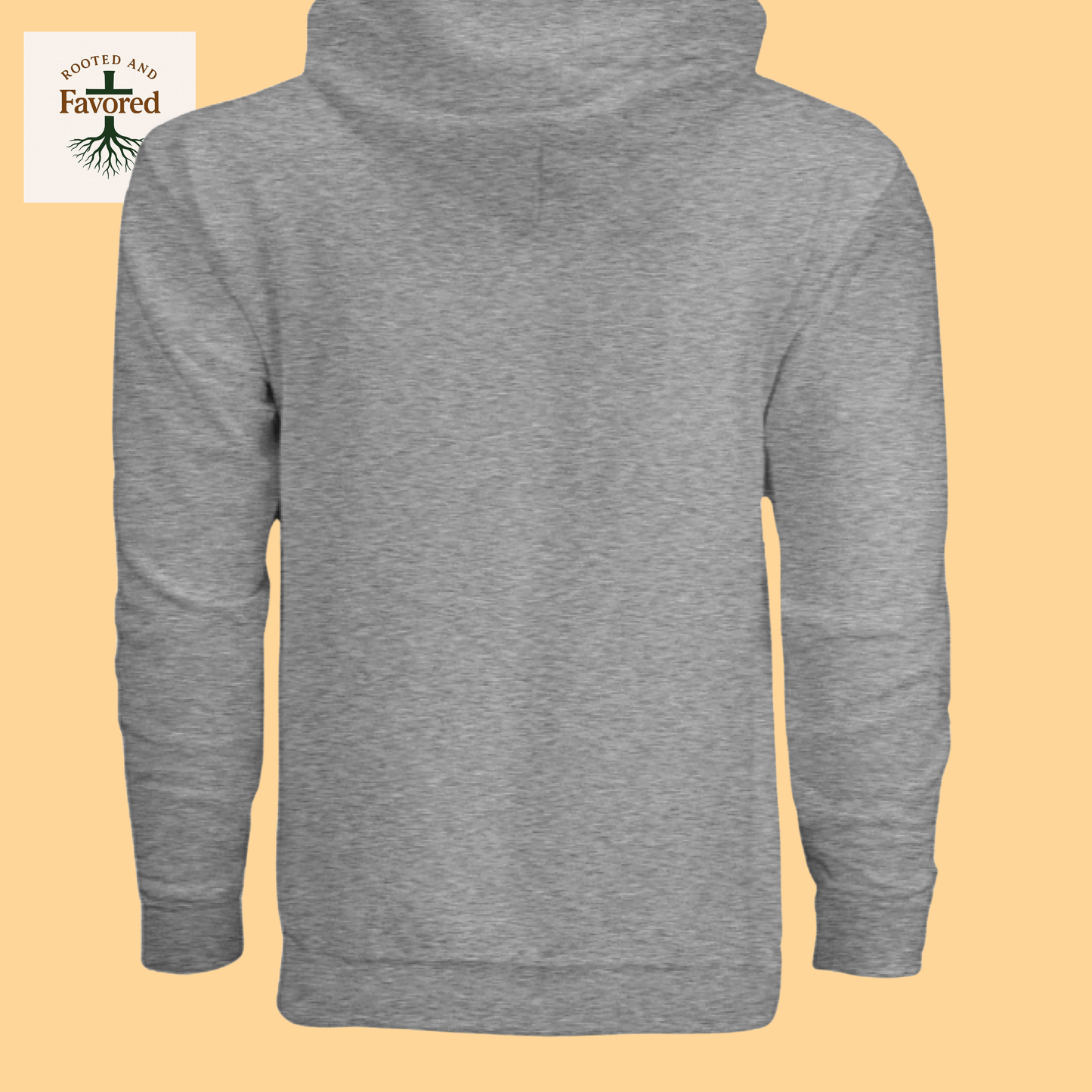 Men's Gildan Heavy Blend Full-Zip Hoodie "Rustic Cross"