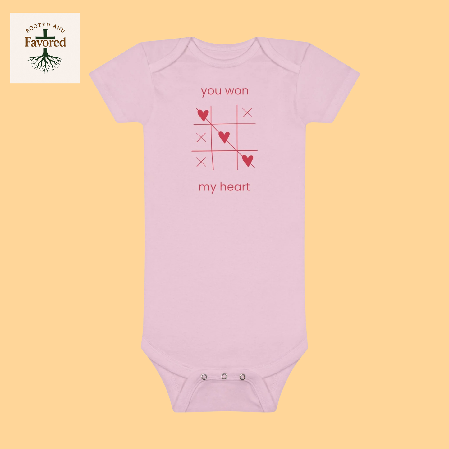 Adorable Baby Onesie with Heart Design, Perfect for Baby Showers, Valentine's Day Gift, Cute Infant Outfit, Baby Apparel, Toddler Clothes