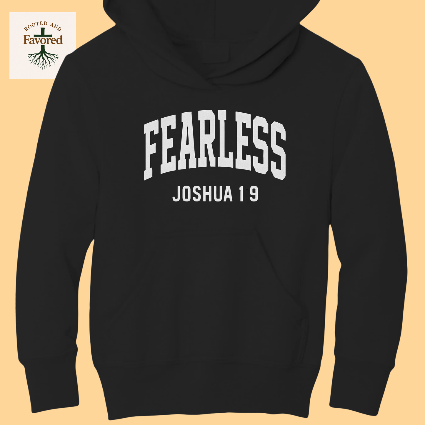 Boys Port & Company Youth Fleece Hoodie "Fearless"