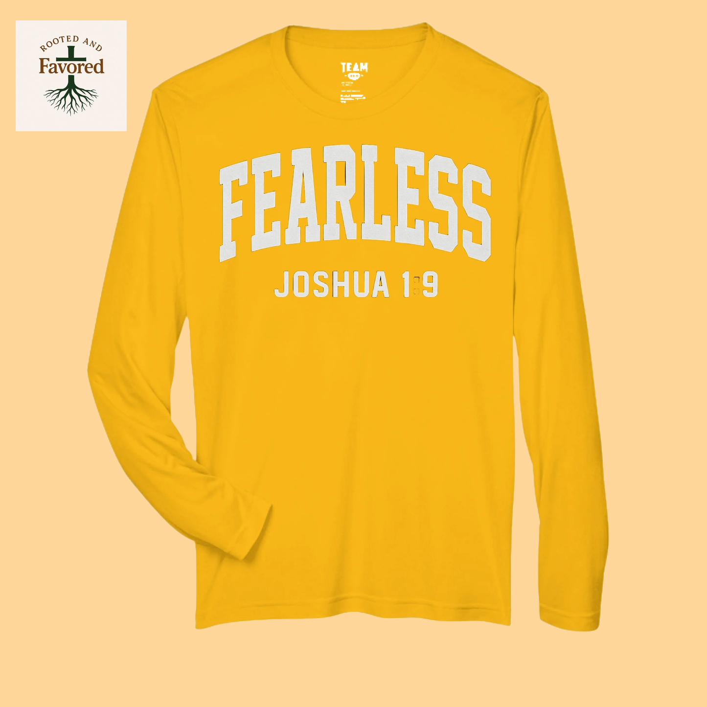Boys Team Youth Zone Performance Long-sleeve T-Sleeve "Fearless"