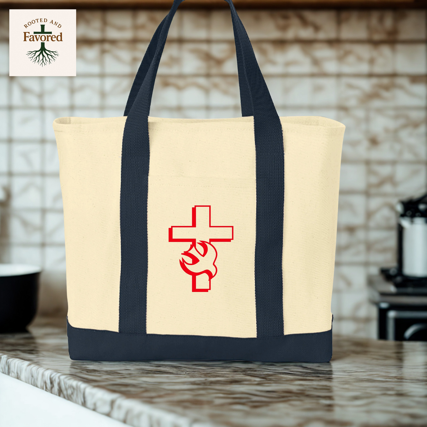 Port Authority Two-Tone Shopping Tote