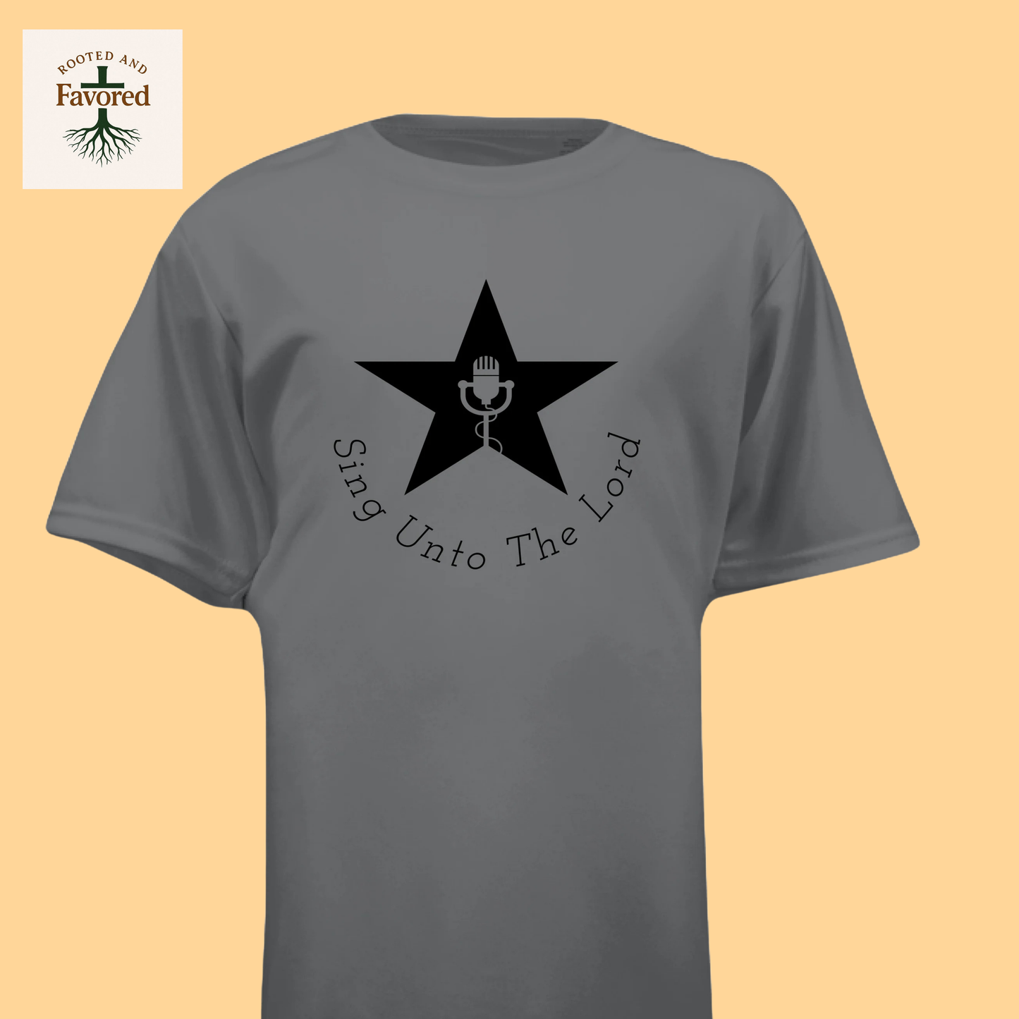 Boy's Youth Short-Sleeve Cooling Performance T-Shirt "Sing Unto The Lord"