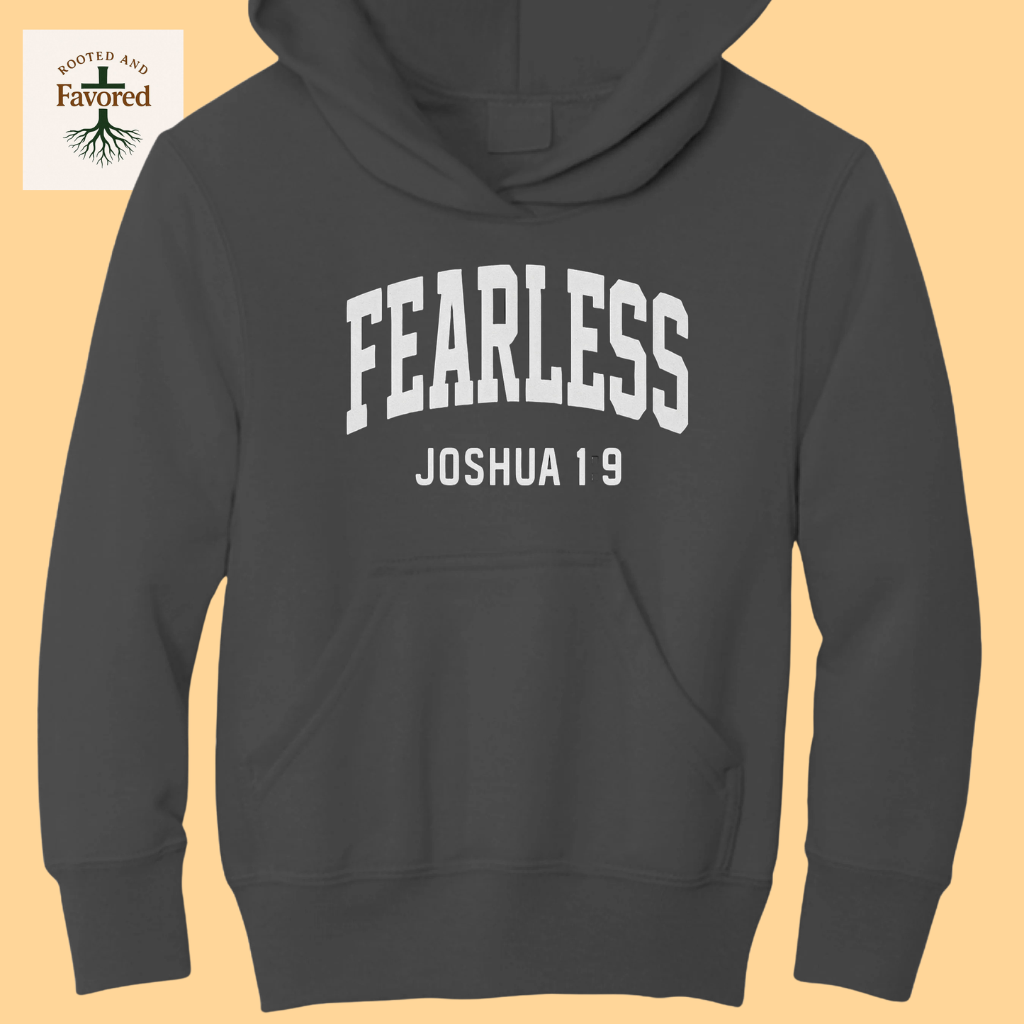 Boys Port & Company Youth Fleece Hoodie "Fearless"