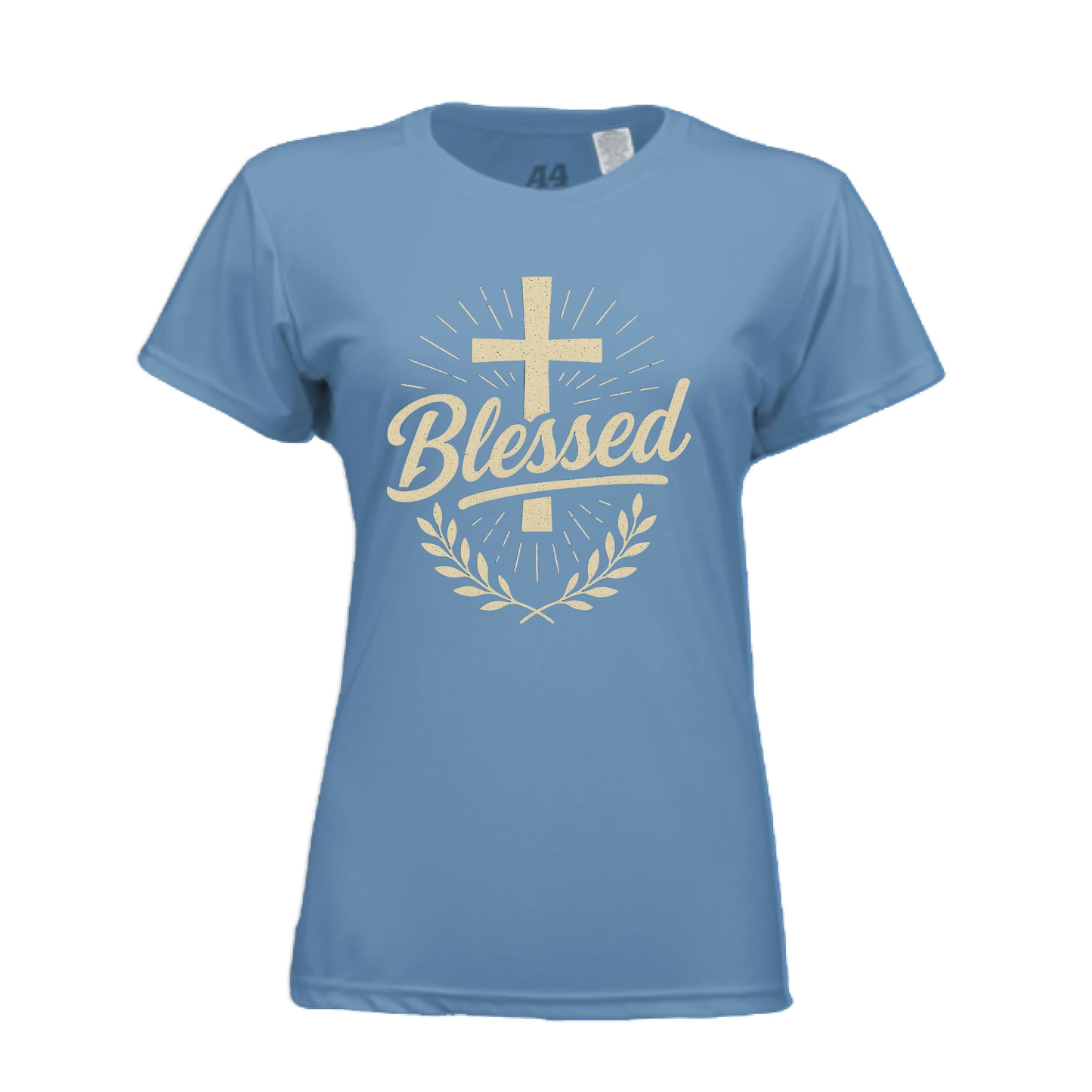 Women’s Performance Crew T-Shirt “Blessed”
