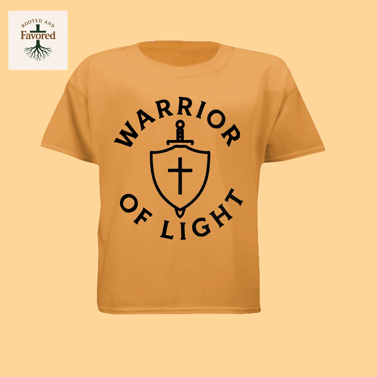 Boys Next Level T-shirt "Warrior of Light"