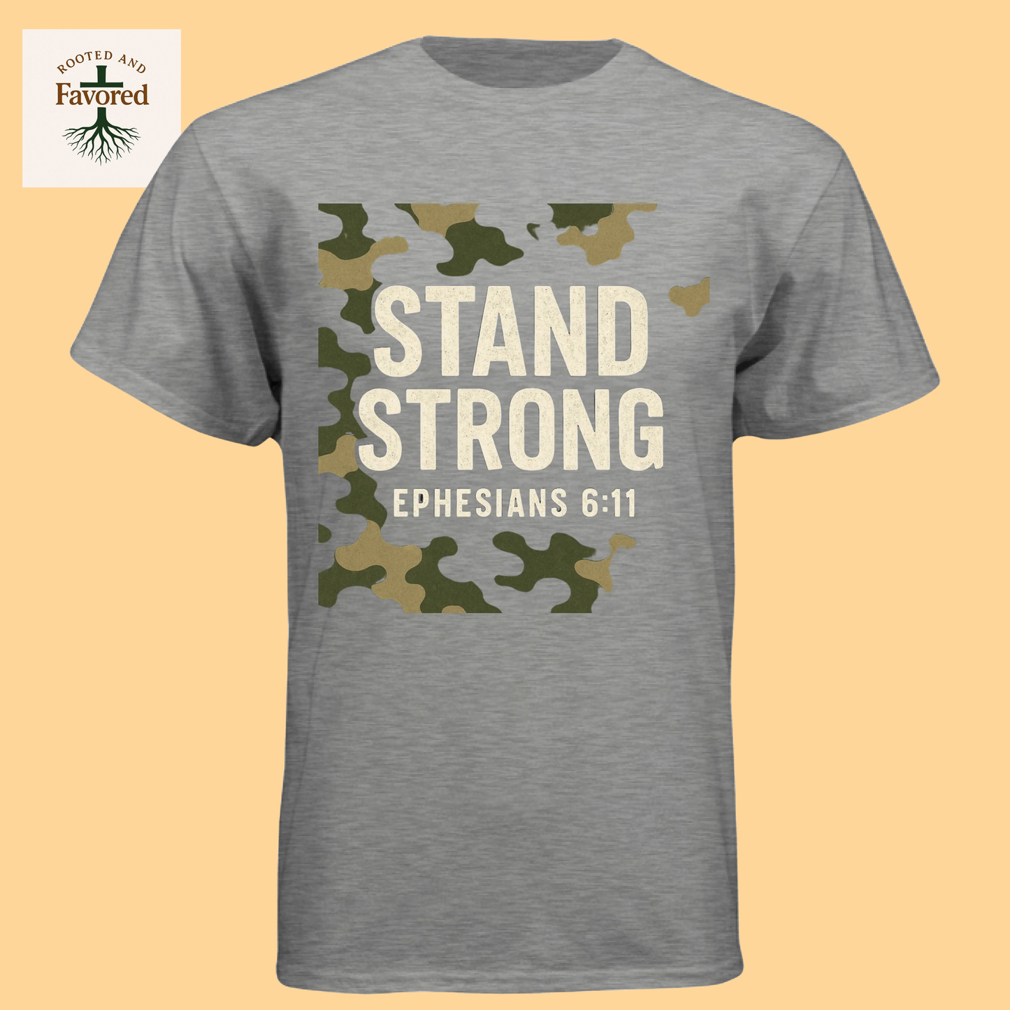 Mens Next Level Apparel T-shirt "Stand Strong"
