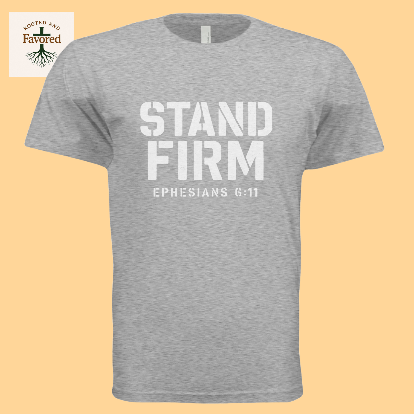 Men's Next Level Apparel Cotton Tee "Stand Firm"