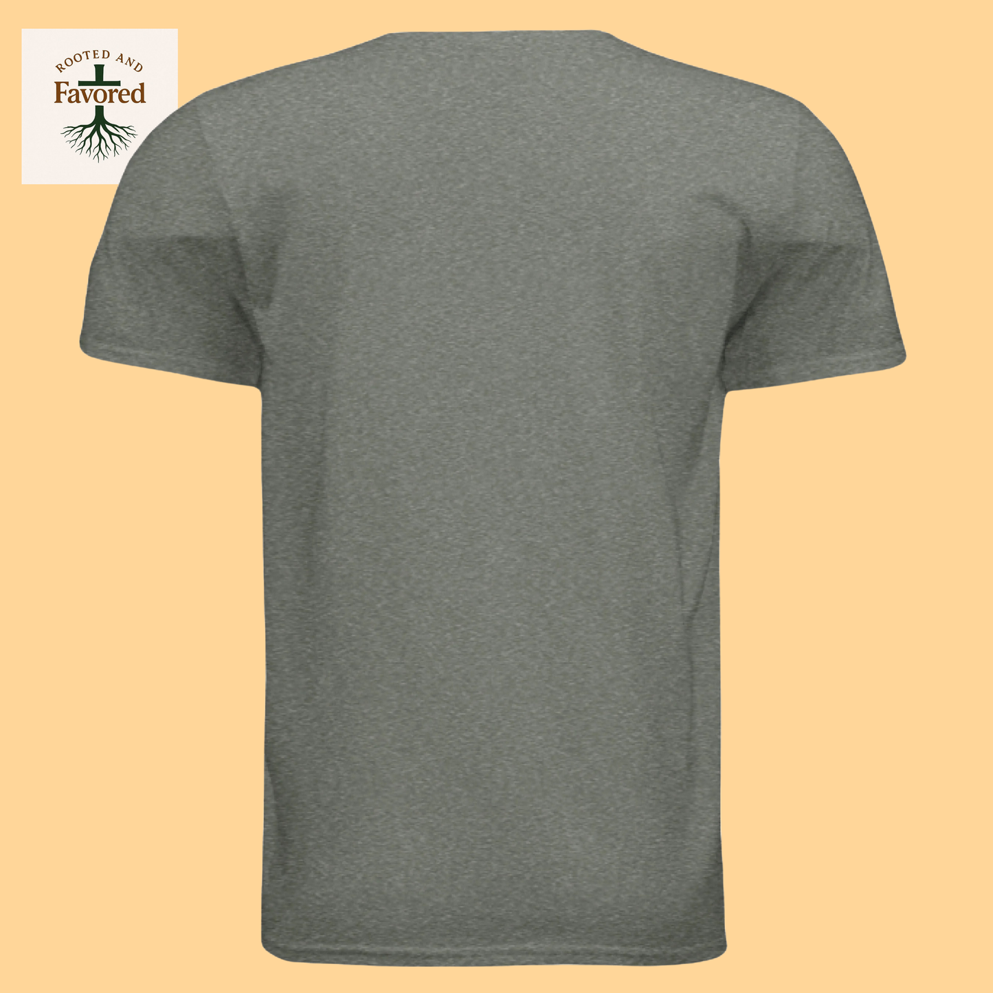 Men's Gildan T-Shirt "Rooted And Favored"