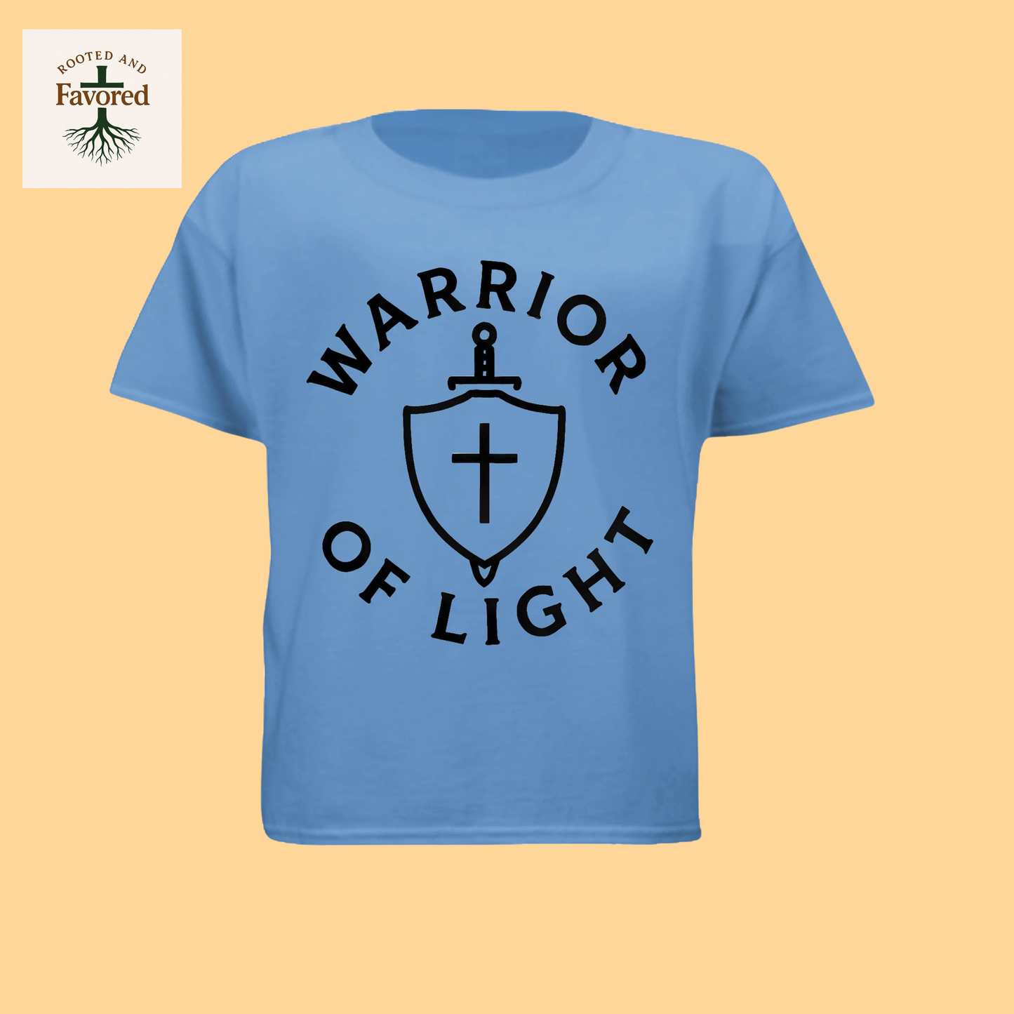 Boys Next Level T-shirt "Warrior of Light"