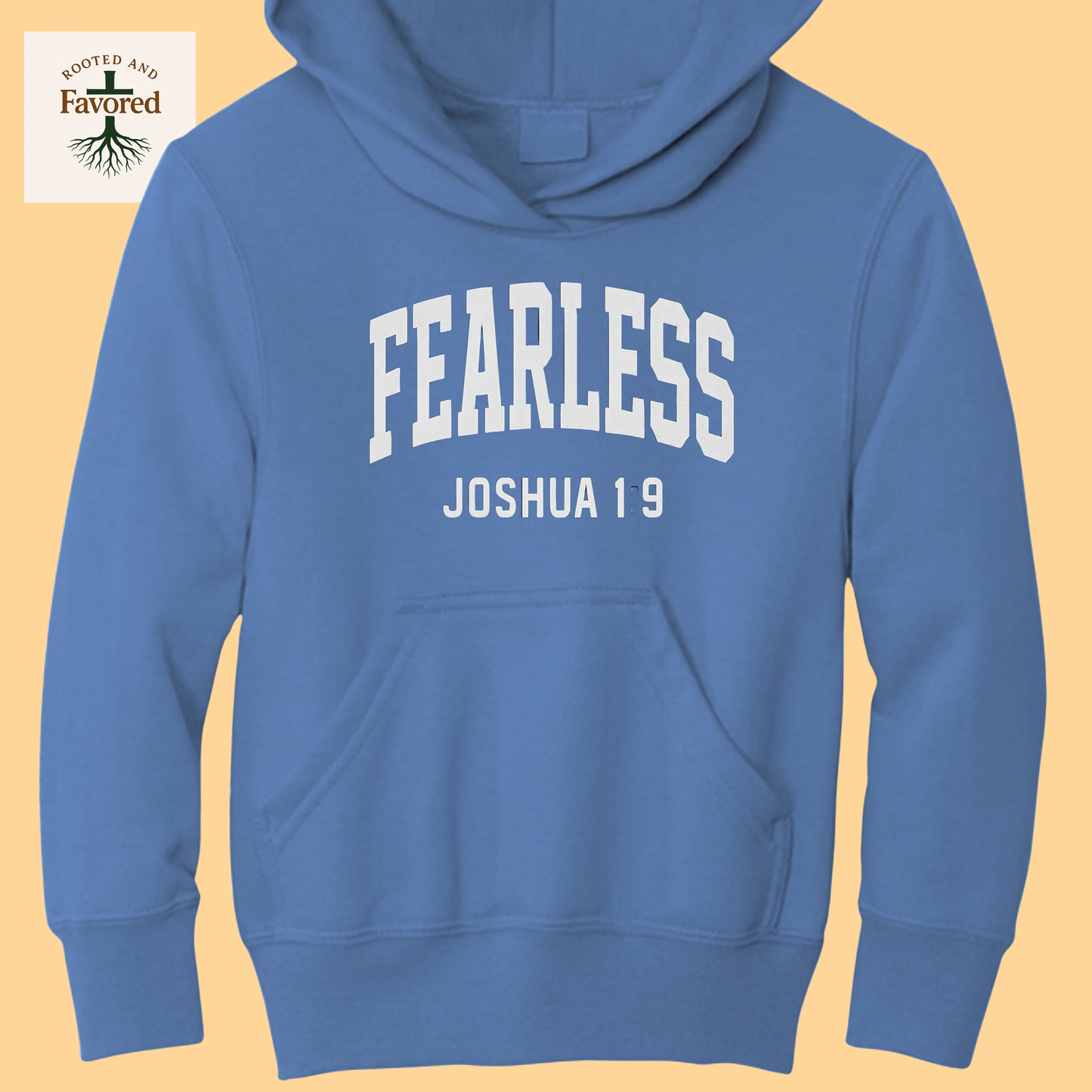 Boys Port & Company Youth Fleece Hoodie "Fearless"