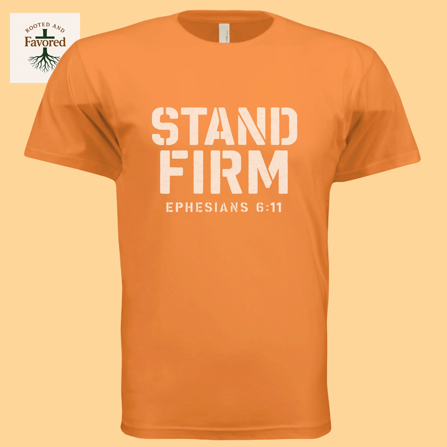 Men's Next Level Apparel Cotton Tee "Stand Firm"