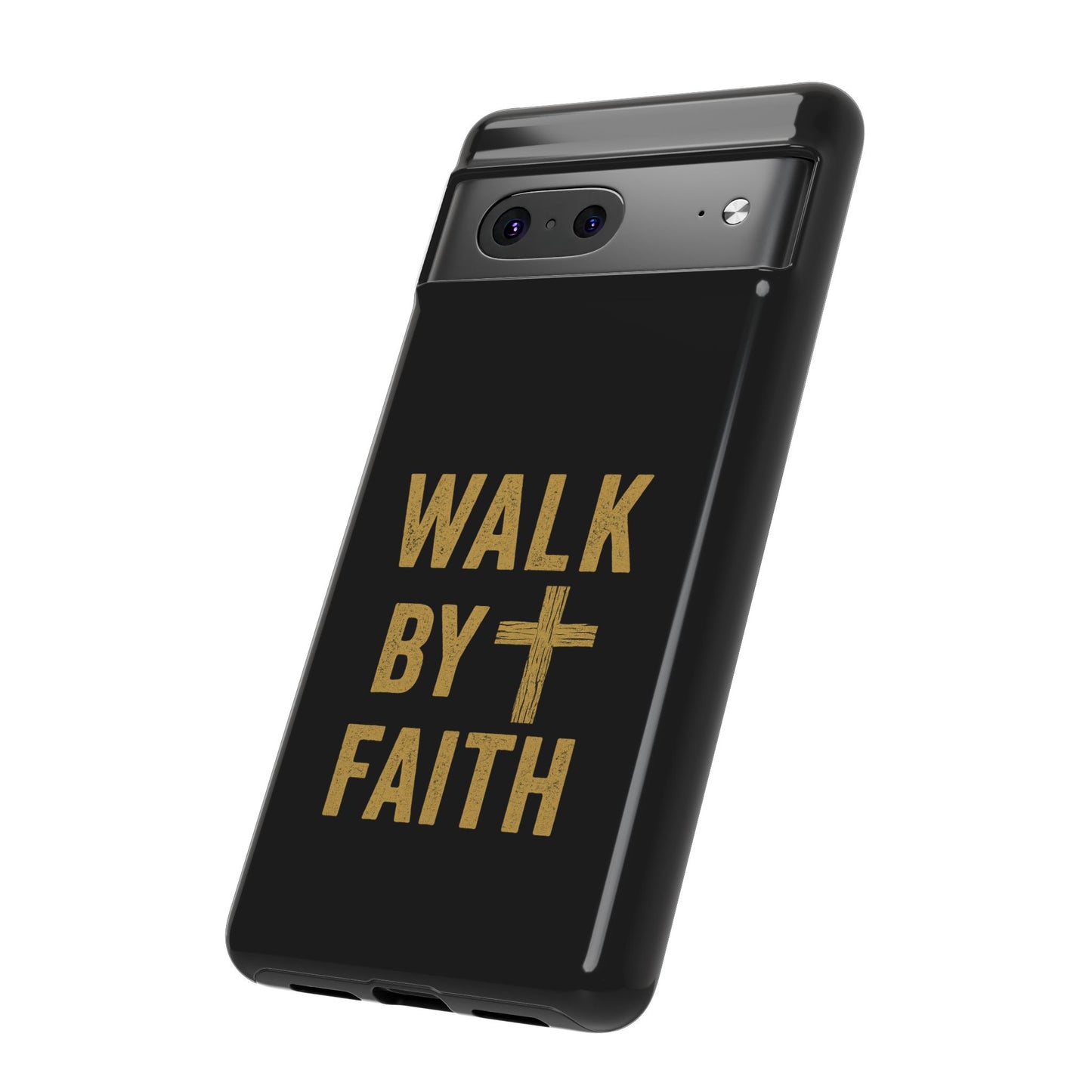 Faith-Inspired Phone Case | Christian Gift, Inspirational Case, Walk by Faith Design, Religious Decor, Strong Protective Cover