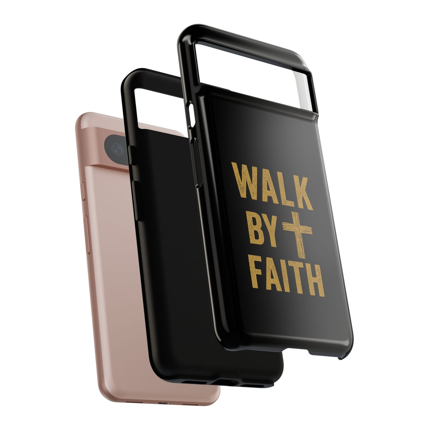 Faith-Inspired Phone Case | Christian Gift, Inspirational Case, Walk by Faith Design, Religious Decor, Strong Protective Cover
