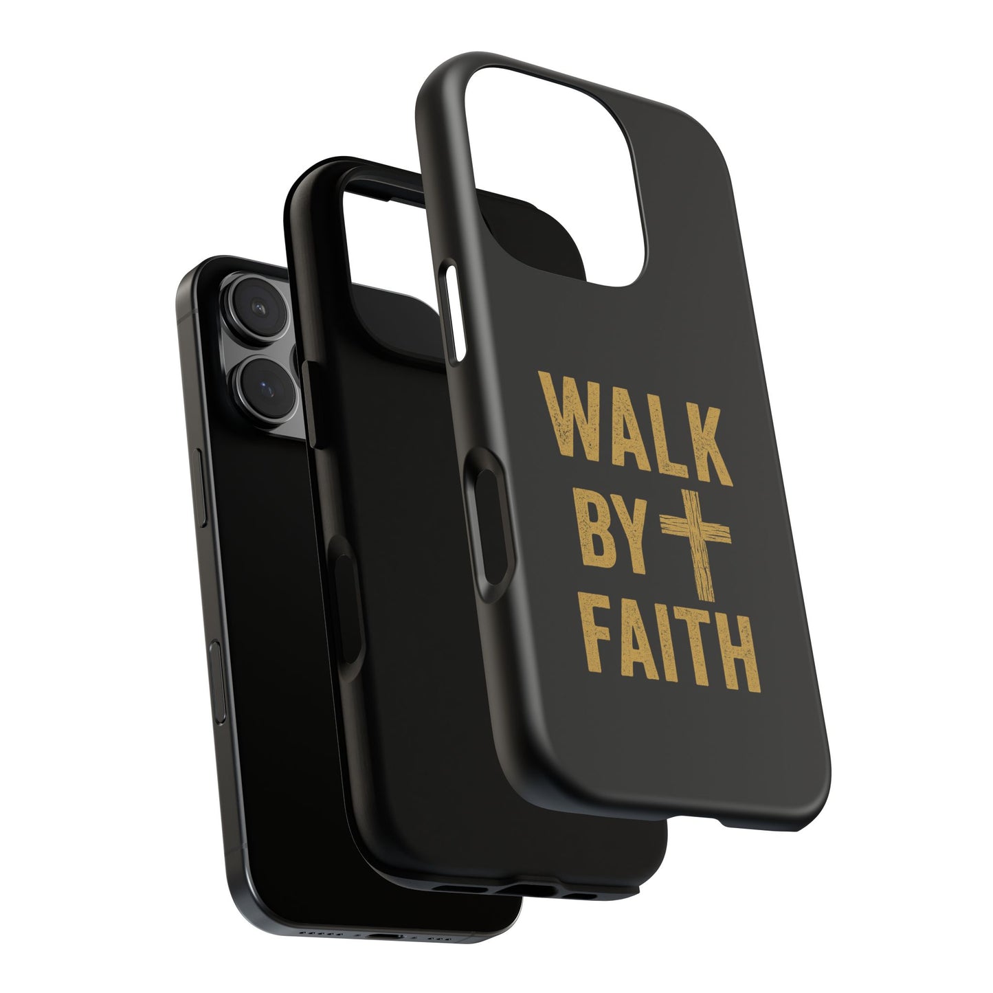 Faith-Inspired Phone Case | Christian Gift, Inspirational Case, Walk by Faith Design, Religious Decor, Strong Protective Cover