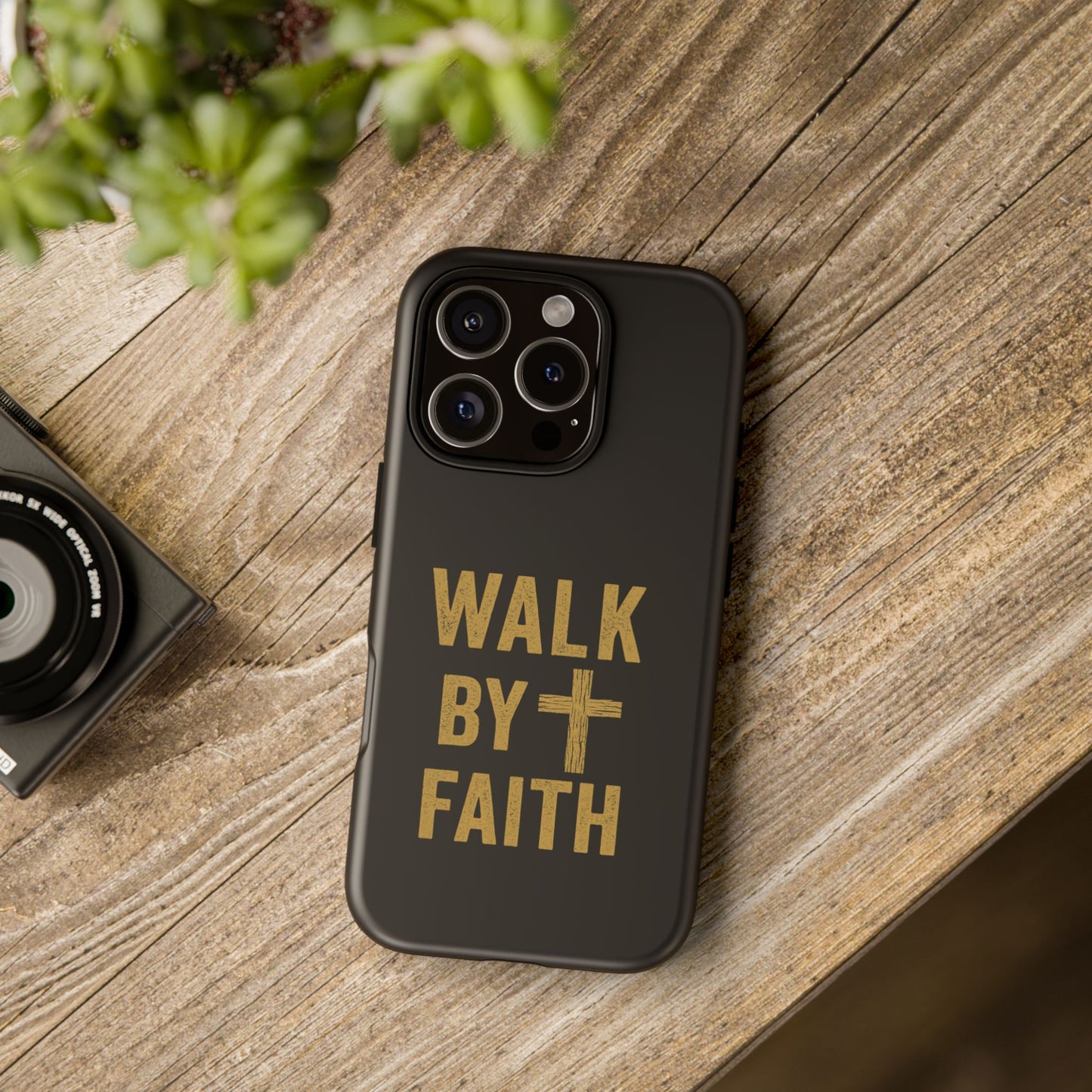 Faith-Inspired Phone Case | Christian Gift, Inspirational Case, Walk by Faith Design, Religious Decor, Strong Protective Cover