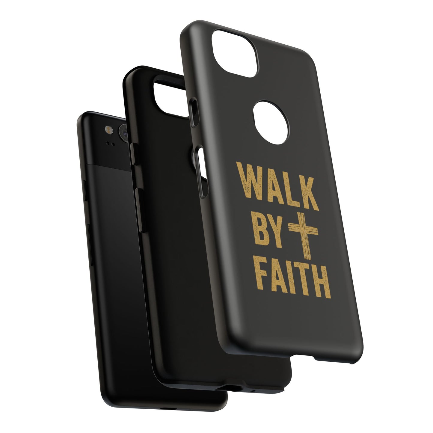 Faith-Inspired Phone Case | Christian Gift, Inspirational Case, Walk by Faith Design, Religious Decor, Strong Protective Cover