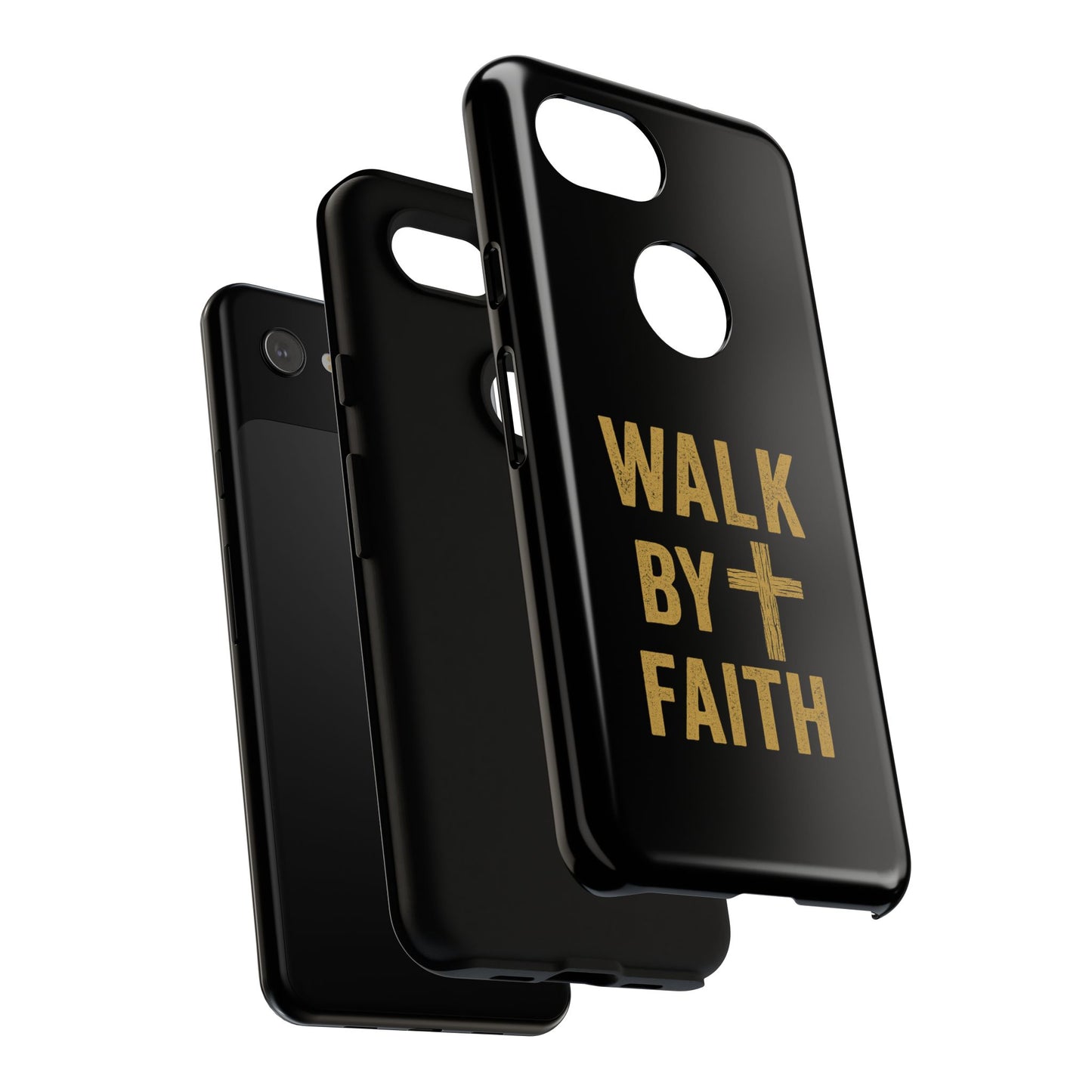 Faith-Inspired Phone Case | Christian Gift, Inspirational Case, Walk by Faith Design, Religious Decor, Strong Protective Cover