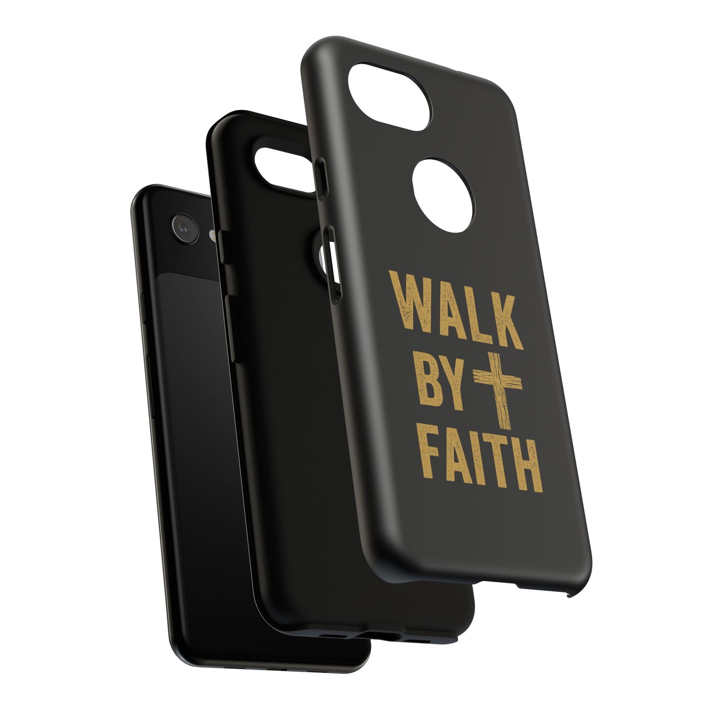 Faith-Inspired Phone Case | Christian Gift, Inspirational Case, Walk by Faith Design, Religious Decor, Strong Protective Cover