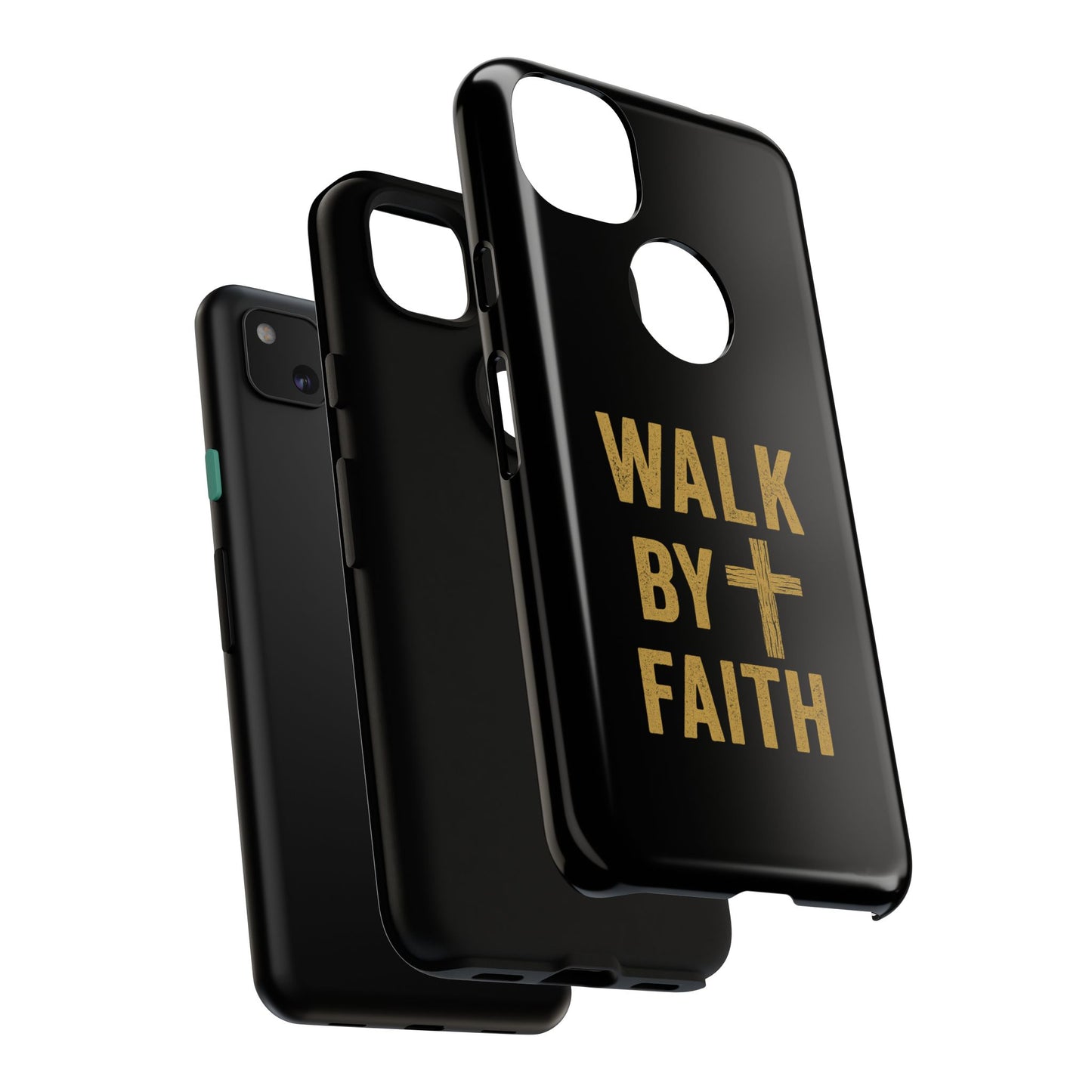 Faith-Inspired Phone Case | Christian Gift, Inspirational Case, Walk by Faith Design, Religious Decor, Strong Protective Cover
