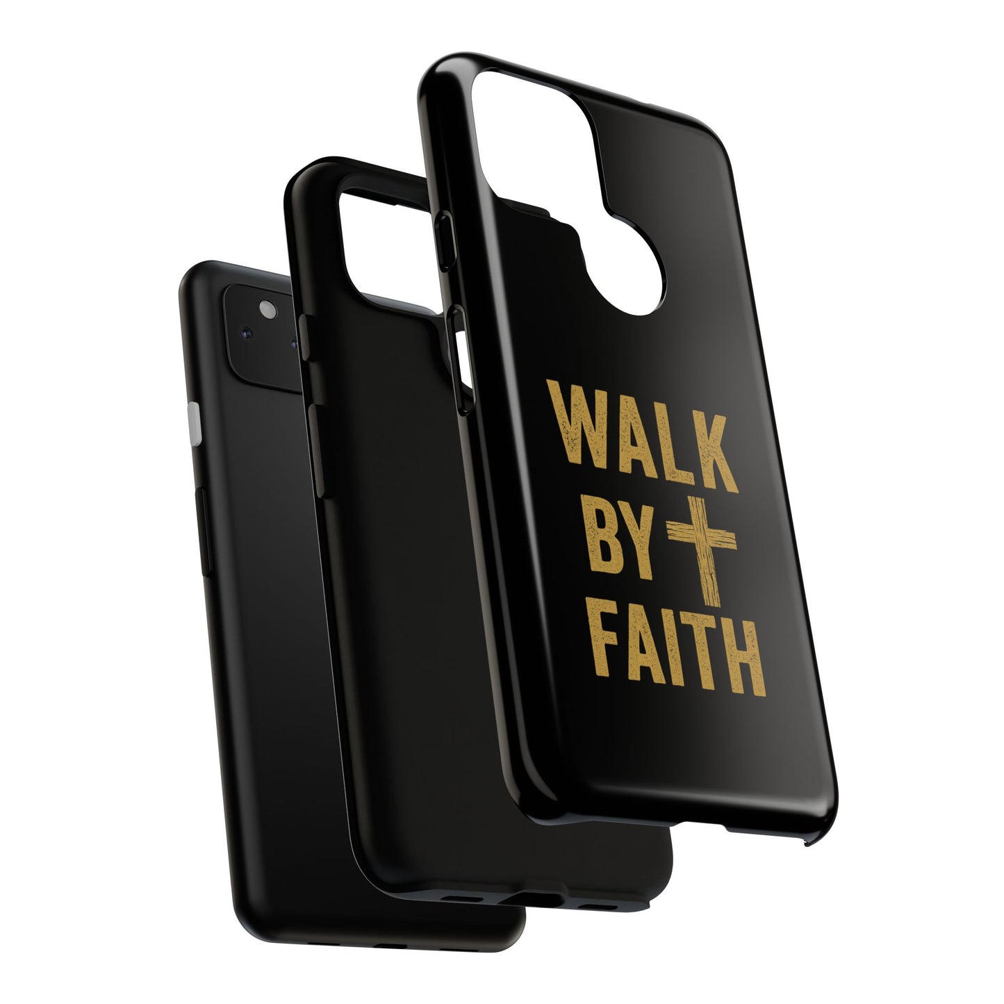 Faith-Inspired Phone Case | Christian Gift, Inspirational Case, Walk by Faith Design, Religious Decor, Strong Protective Cover