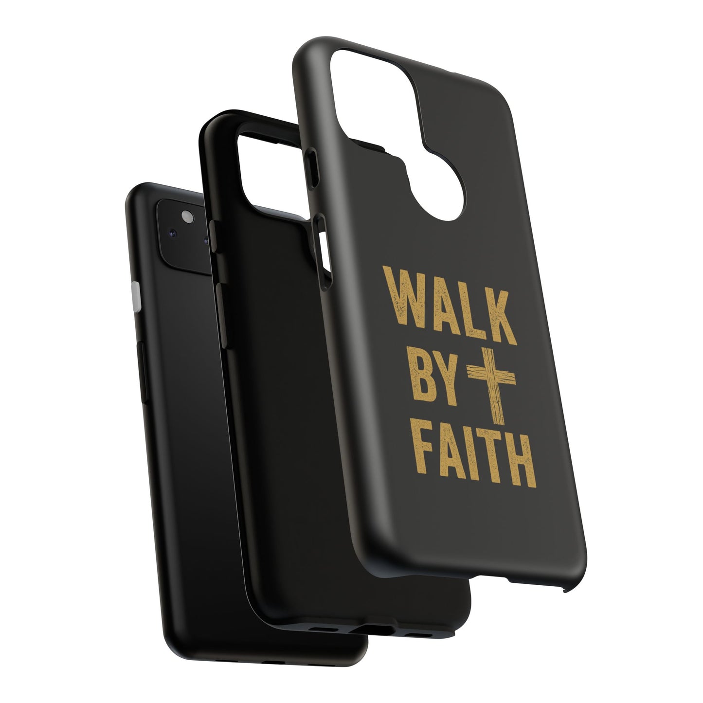 Faith-Inspired Phone Case | Christian Gift, Inspirational Case, Walk by Faith Design, Religious Decor, Strong Protective Cover