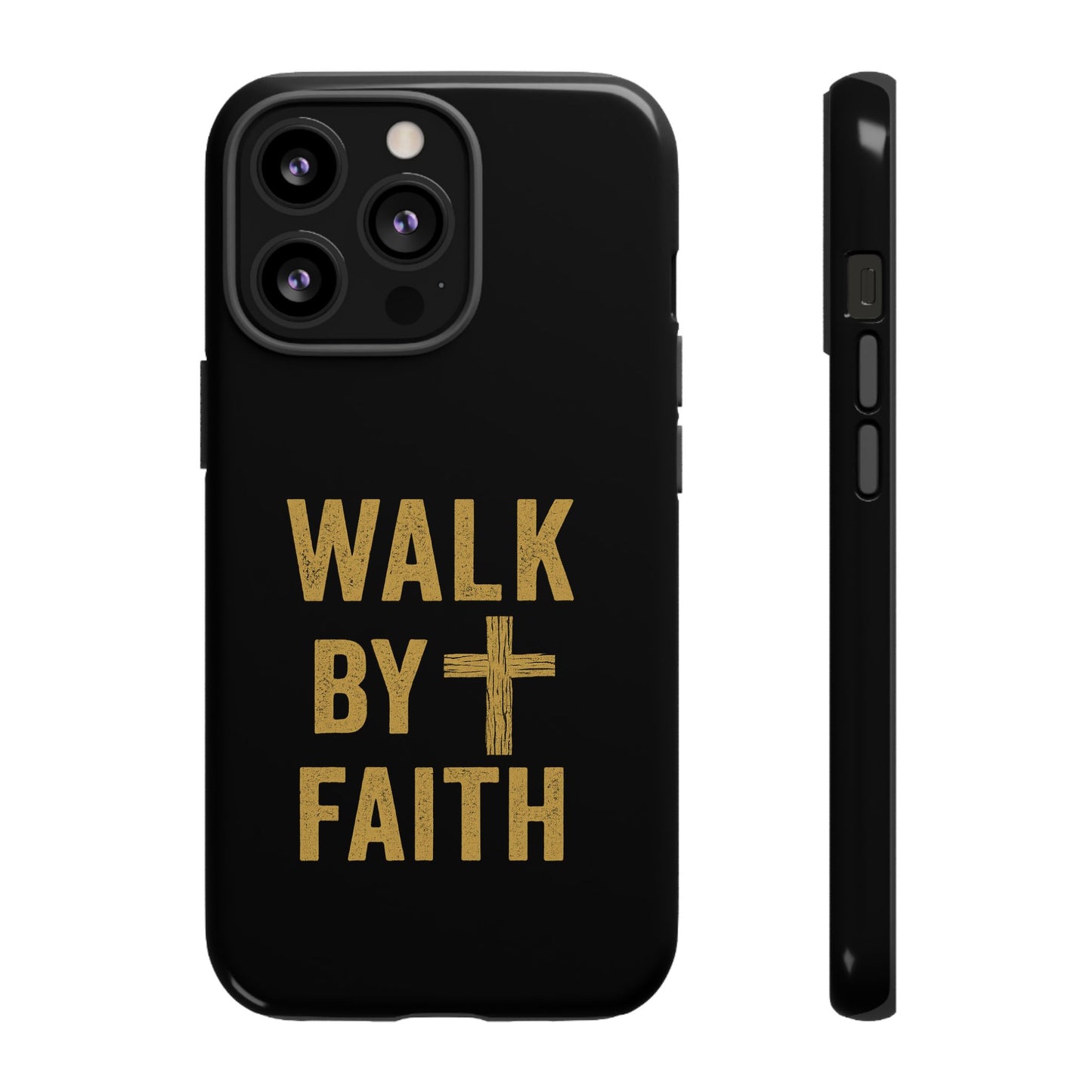 Faith-Inspired Phone Case | Christian Gift, Inspirational Case, Walk by Faith Design, Religious Decor, Strong Protective Cover