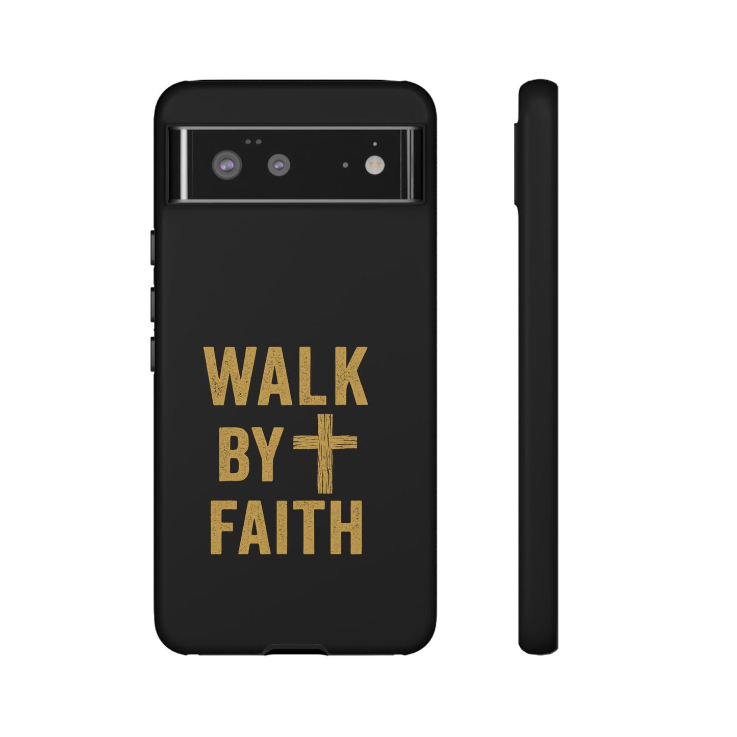 Faith-Inspired Phone Case | Christian Gift, Inspirational Case, Walk by Faith Design, Religious Decor, Strong Protective Cover