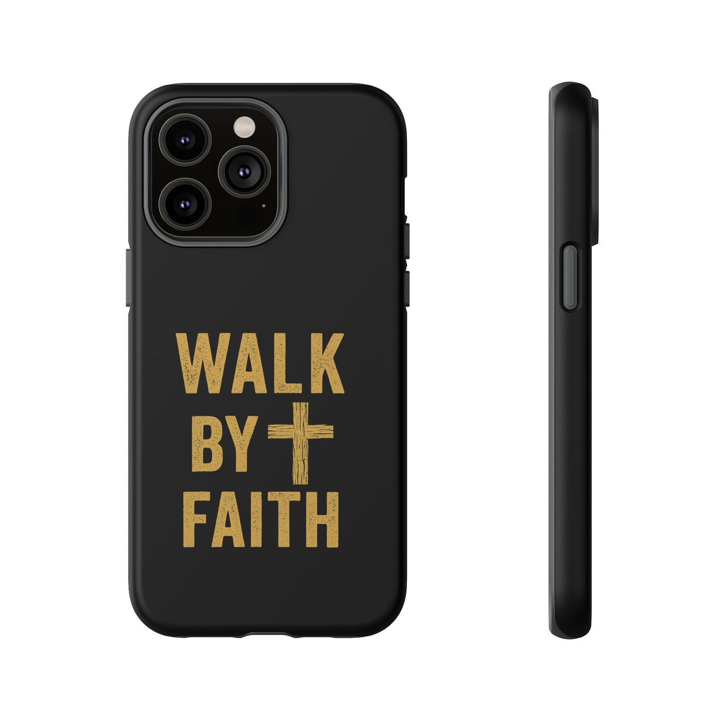 Faith-Inspired Phone Case | Christian Gift, Inspirational Case, Walk by Faith Design, Religious Decor, Strong Protective Cover